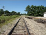 Blandinsville Il. Grain Elevator looking East down KJR main Line